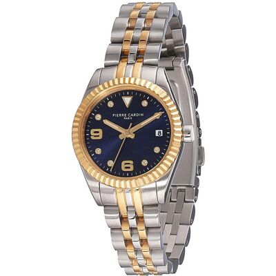 Pierre Cardin, Armbanduhr, Damenuhr CF.1012.MU.3 (Ø 28 mm), Grau, Grün, (28 mm) Pierre Cardin, Armbanduhr, Damenuhr CF.1012.MU.3 (Ø 28 mm), Grau, Grün, (28 mm)