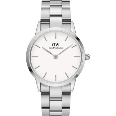 Daniel Wellington, Armbanduhr, Iconic Link White Silver (40 mm), Silber, (Analoguhr, 40 mm) Daniel Wellington, Armbanduhr, Iconic Link White Silver (40 mm), Silber, (Analoguhr, 40 mm)