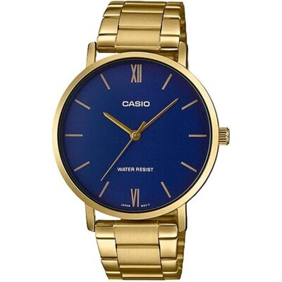 Casio Armbanduhr, Collection, Blau, Gold, (40 mm) Casio Armbanduhr, Collection, Blau, Gold, (40 mm)