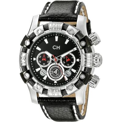 Carlo Monti, Armbanduhr, XL Arezzo Chronograph mit Datumsanzeige, Schwarz, (Chronograph) Carlo Monti, Armbanduhr, XL Arezzo Chronograph mit Datumsanzeige, Schwarz, (Chronograph)