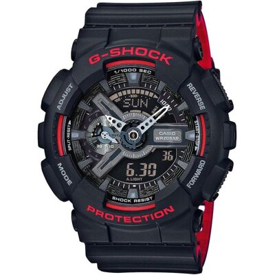 G-Shock, Armbanduhr, GA-110HR-1AER, Rot, Schwarz, (Analoguhr, Digitaluhr, 51 mm) G-Shock, Armbanduhr, GA-110HR-1AER, Rot, Schwarz, (Analoguhr, Digitaluhr, 51 mm)