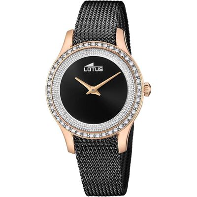 Lotus Armbanduhr, Bliss, Schwarz, (Analoguhr, 32 mm) Lotus Armbanduhr, Bliss, Schwarz, (Analoguhr, 32 mm)