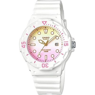 Casio Armbanduhr, MTP-E725L-1A, Weiss, Mehrfarbig, (Analoguhr) Casio Armbanduhr, MTP-E725L-1A, Weiss, Mehrfarbig, (Analoguhr)