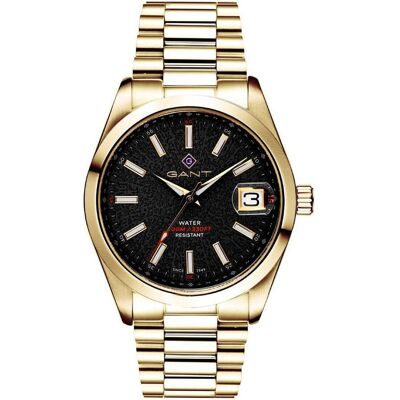 GANT, Armbanduhr, Eastham G161005 Herrenuhr, Gold, Schwarz, (Analoguhr, 40 mm) GANT, Armbanduhr, Eastham G161005 Herrenuhr, Gold, Schwarz, (Analoguhr, 40 mm)