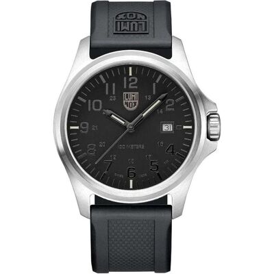 Luminox, Armbanduhr, X2.2502 Patagonia Steel Herrenuhr 44mm 10ATM, Silber, Schwarz, (Analoguhr, Swiss Made, 43 mm) Luminox, Armbanduhr, X2.2502 Patagonia Steel Herrenuhr 44mm 10ATM, Silber, Schwarz, (Analoguhr, Swiss Made, 43 mm)