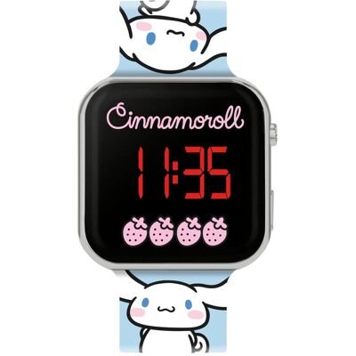 Sanrio, Armbanduhr, Cinnamoroll LED-Uhr, Blau, Weiss, (Digitaluhr) Sanrio, Armbanduhr, Cinnamoroll LED-Uhr, Blau, Weiss, (Digitaluhr)