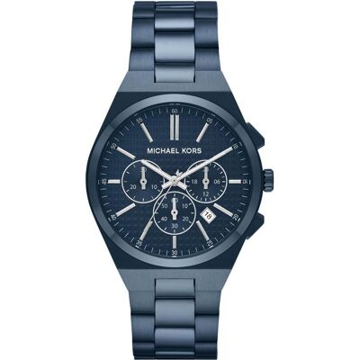Michael Kors, Armbanduhr, Lennox, Blau, (Analoguhr, Chronograph, 40 mm) Michael Kors, Armbanduhr, Lennox, Blau, (Analoguhr, Chronograph, 40 mm)