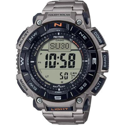 Casio Armbanduhr, Pro Trek, Grau, (Chronograph, 54.70 mm) Casio Armbanduhr, Pro Trek, Grau, (Chronograph, 54.70 mm)