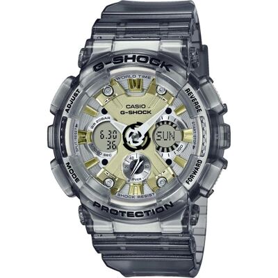 Casio Armbanduhr, GMA-S120GS-8AER, Gold, Weiss, Transparent, Silber, Grau, (Analoguhr, Digitaluhr, 46 mm) Casio Armbanduhr, GMA-S120GS-8AER, Gold, Weiss, Transparent, Silber, Grau, (Analoguhr, Digitaluhr, 46 mm)