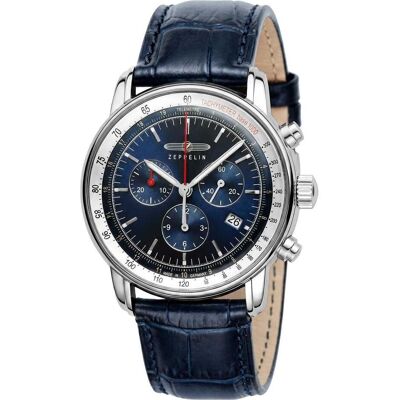 Zeppelin, Armbanduhr, 88883, Silber, (Analoguhr, Chronograph, 42 mm) Zeppelin, Armbanduhr, 88883, Silber, (Analoguhr, Chronograph, 42 mm)