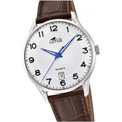 Lotus Armbanduhr, 18402/G, Silber, Braun, Weiss, (Analoguhr, 39 mm) Lotus Armbanduhr, 18402/G, Silber, Braun, Weiss, (Analoguhr, 39 mm)