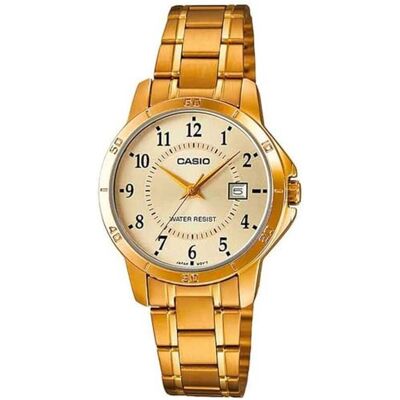 Casio Armbanduhr, LTP-V004G-9B, Gold, (Analoguhr, 30 mm) Casio Armbanduhr, LTP-V004G-9B, Gold, (Analoguhr, 30 mm)