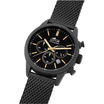 Lotus Armbanduhr, 18700/2, Silber, Schwarz, (Analoguhr, Chronograph, 41 mm) Lotus Armbanduhr, 18700/2, Silber, Schwarz, (Analoguhr, Chronograph, 41 mm)