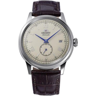 Orient, Armbanduhr, Bambino, Grau, Silber, (Analoguhr, 38 mm) Orient, Armbanduhr, Bambino, Grau, Silber, (Analoguhr, 38 mm)