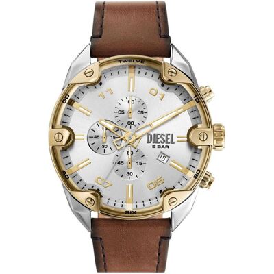 Diesel Armbanduhr, Chronograph SPIKED, Silber, (Chronograph, 49 mm) Diesel Armbanduhr, Chronograph SPIKED, Silber, (Chronograph, 49 mm)