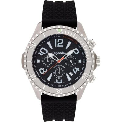Gigandet, Armbanduhr, Analoge Taucher-Chronographenuhr mit Datumsfunktion und Stoppuhr, Schwarz, (Chronograph) Gigandet, Armbanduhr, Analoge Taucher-Chronographenuhr mit Datumsfunktion und Stoppuhr, Schwarz, (Chronograph)