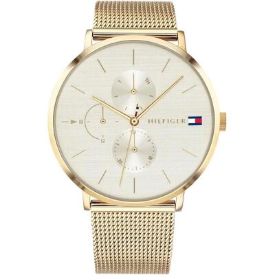 Tommy Hilfiger Armbanduhr, Jenna, Gold, (Analoguhr, 40 mm) Tommy Hilfiger Armbanduhr, Jenna, Gold, (Analoguhr, 40 mm)