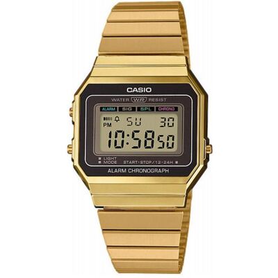 Casio Vintage, Armbanduhr, A700WEG-9AEF, Gold, (Chronograph, 37.40 mm) Casio Vintage, Armbanduhr, A700WEG-9AEF, Gold, (Chronograph, 37.40 mm)
