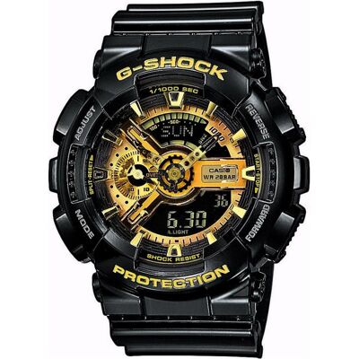 G-Shock, Armbanduhr, Ga-110gb, Schwarz, (Analoguhr, 55 mm) G-Shock, Armbanduhr, Ga-110gb, Schwarz, (Analoguhr, 55 mm)