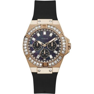 Guess Armbanduhr, Venus, Gold, Schwarz, Rosa, (Analoguhr, 39 mm) Guess Armbanduhr, Venus, Gold, Schwarz, Rosa, (Analoguhr, 39 mm)