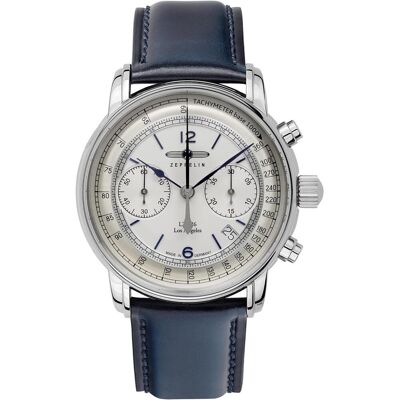 Zeppelin, Armbanduhr, Uhr Uhr LZ126 Los Angeles 86141, Blau, Silber, (Analoguhr, Chronograph, Swiss Made, 42 mm) Zeppelin, Armbanduhr, Uhr Uhr LZ126 Los Angeles 86141, Blau, Silber, (Analoguhr, Chronograph, Swiss Made, 42 mm)