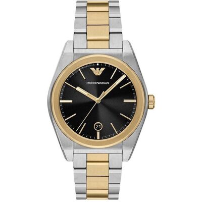 Giorgio Armani Emporio Armani, Armbanduhr, AR11715 Gold Silber Gehäuse, Schwarzes Zifferblatt, Gold, Schwarz, Silber, (Analoguhr, 41 mm) Giorgio Armani Emporio Armani, Armbanduhr, AR11715 Gold Silber Gehäuse, Schwarzes Zifferblatt, Gold, Schwarz, Silber, (Analoguhr, 41 mm)