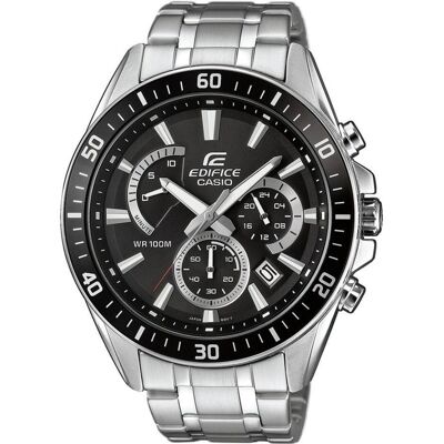 Edifice, Armbanduhr, Classic, Silber, (Analoguhr, Chronograph, 47 mm) Edifice, Armbanduhr, Classic, Silber, (Analoguhr, Chronograph, 47 mm)