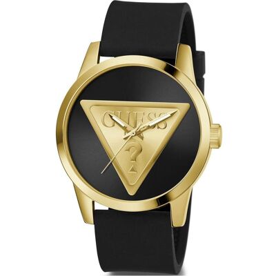 Guess Armbanduhr, GW0781G4 Badge, Gold, Schwarz, (Analoguhr) Guess Armbanduhr, GW0781G4 Badge, Gold, Schwarz, (Analoguhr)