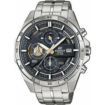Casio Armbanduhr, Edifice Mod. EFR-556D-1AVUEF, Schwarz, Silber, (Analoguhr, Chronograph, 46 mm) Casio Armbanduhr, Edifice Mod. EFR-556D-1AVUEF, Schwarz, Silber, (Analoguhr, Chronograph, 46 mm)