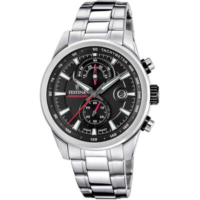 Festina, Armbanduhr, F20694/6, Silber, (Chronograph, Sportuhr) Festina, Armbanduhr, F20694/6, Silber, (Chronograph, Sportuhr)