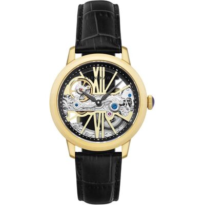 Thomas Earnshaw, Armbanduhr, ES-8287-03, Schwarz, (Skeleton-Uhr) Thomas Earnshaw, Armbanduhr, ES-8287-03, Schwarz, (Skeleton-Uhr)