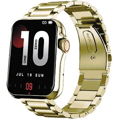 Smarty, Armbanduhr, Orologio da Uomo Digitale Automatico con Cinturino in Metallo, Gold, Silber, (Digitaluhr, 40 mm) Smarty, Armbanduhr, Orologio da Uomo Digitale Automatico con Cinturino in Metallo, Gold, Silber, (Digitaluhr, 40 mm)