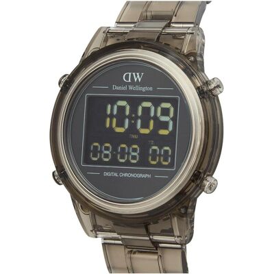 Daniel Wellington, Armbanduhr, - Retro Digital Light Grey DW00100766, Transparent, Grau, (Chronograph, Digitaluhr, 42 mm) Daniel Wellington, Armbanduhr, - Retro Digital Light Grey DW00100766, Transparent, Grau, (Chronograph, Digitaluhr, 42 mm)