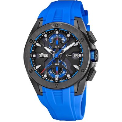Lotus Armbanduhr, 18943/2 Vortex, Schwarz, Türkis, Blau, (Analoguhr, Chronograph, 44 mm) Lotus Armbanduhr, 18943/2 Vortex, Schwarz, Türkis, Blau, (Analoguhr, Chronograph, 44 mm)