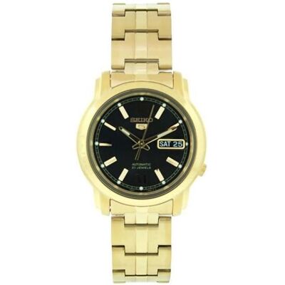 Seiko Armbanduhr, Orologio Uomo 5 Automatic Quadrante Nero, (38 mm) Seiko Armbanduhr, Orologio Uomo 5 Automatic Quadrante Nero, (38 mm)