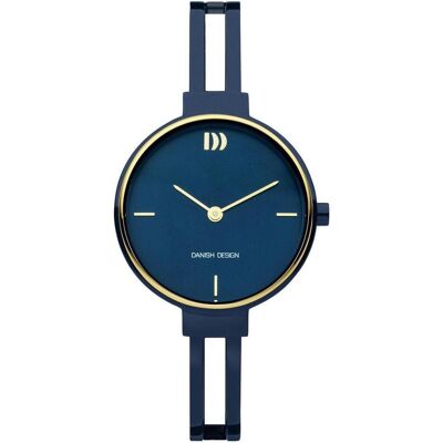 Danish, Armbanduhr, Design Barbara IV72Q1265 Dames Horloge Blauw - 30 mm, Blau, (30 mm) Danish, Armbanduhr, Design Barbara IV72Q1265 Dames Horloge Blauw - 30 mm, Blau, (30 mm)