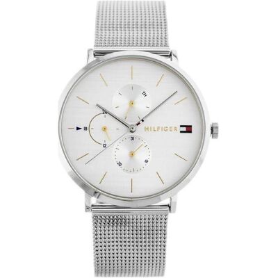 Tommy Hilfiger Armbanduhr, Jenna, Silber, (Analoguhr, 40 mm) Tommy Hilfiger Armbanduhr, Jenna, Silber, (Analoguhr, 40 mm)