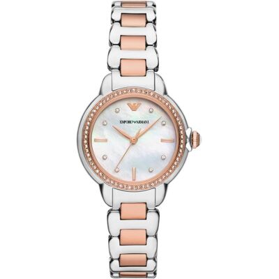 Giorgio Armani Emporio Armani, Armbanduhr, Mia, Silber, (Analoguhr, 32 mm) Giorgio Armani Emporio Armani, Armbanduhr, Mia, Silber, (Analoguhr, 32 mm)