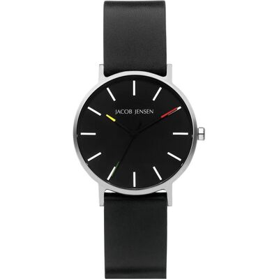 Jacob, Armbanduhr, Jensen - Ladies Watch Analog Quartz 32020794 One Size- schwarz, Schwarz, (Analoguhr, 40 mm) Jacob, Armbanduhr, Jensen - Ladies Watch Analog Quartz 32020794 One Size- schwarz, Schwarz, (Analoguhr, 40 mm)