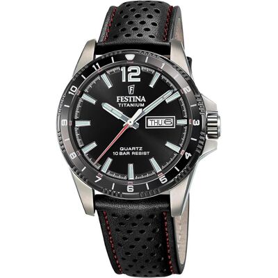 Festina, Armbanduhr, F20699/4, Schwarz, Silber, (Analoguhr, 43 mm) Festina, Armbanduhr, F20699/4, Schwarz, Silber, (Analoguhr, 43 mm)