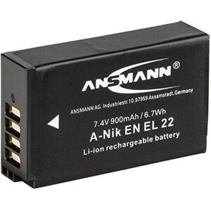 Ansmann Akumulator A-Nik EN EL 22 - (enel22) (Kamera Akku), Kamera Stromversorgung, Schwarz Ansmann Akumulator A-Nik EN EL 22 - (enel22) (Kamera Akku), Kamera Stromversorgung, Schwarz