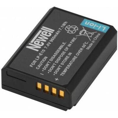Newell Akumulator Akumulator zamiennik LP-E10 (Kamera Akku), Kamera Stromversorgung, Schwarz Newell Akumulator Akumulator zamiennik LP-E10 (Kamera Akku), Kamera Stromversorgung, Schwarz