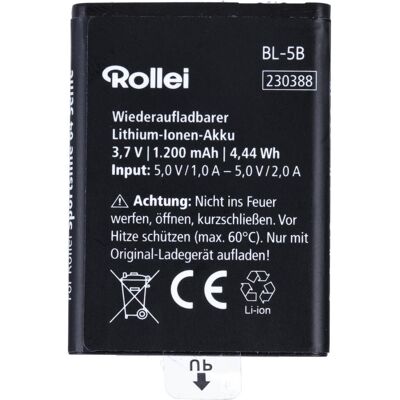 Rollei Digitalkamera Zusatzakku (Kamera Akku), Kamera Stromversorgung Rollei Digitalkamera Zusatzakku (Kamera Akku), Kamera Stromversorgung