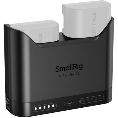 SmallRig 5490 Camera Battery Charger for LP-E6P (Kamera Akku Ladegerät), Kamera Stromversorgung, Schwarz SmallRig 5490 Camera Battery Charger for LP-E6P (Kamera Akku Ladegerät), Kamera Stromversorgung, Schwarz