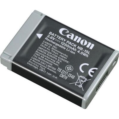 Canon NB-15L Battery (Kamera Akku), Kamera Stromversorgung, Schwarz Canon NB-15L Battery (Kamera Akku), Kamera Stromversorgung, Schwarz