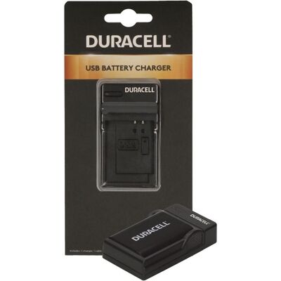 Duracell Ladegerät mit USB Kabel für DRC2L/NB-2L (Kamera Akku Ladegerät), Kamera Stromversorgung, Schwarz Duracell Ladegerät mit USB Kabel für DRC2L/NB-2L (Kamera Akku Ladegerät), Kamera Stromversorgung, Schwarz