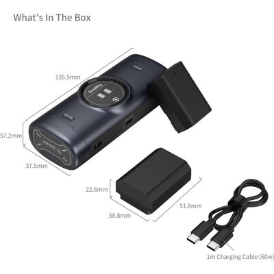 SmallRig 5696 Portable Charger Case Kit for NP-FZ100 Batteries (Kamera Akku, Kamera Akku Ladegerät), Kamera Stromversorgung, Schwarz SmallRig 5696 Portable Charger Case Kit for NP-FZ100 Batteries (Kamera Akku, Kamera Akku Ladegerät), Kamera Stromversorgung, Schwarz