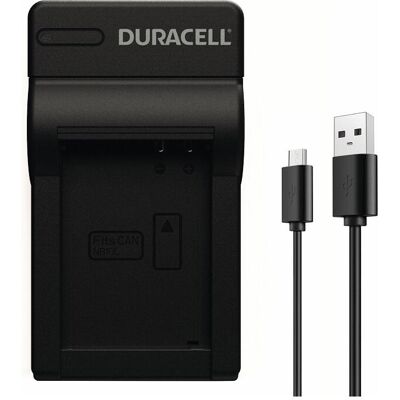 Duracell Ladegerät mit USB Kabel für DRC10L/NB-10L (Kamera Akku Ladegerät), Kamera Stromversorgung, Schwarz Duracell Ladegerät mit USB Kabel für DRC10L/NB-10L (Kamera Akku Ladegerät), Kamera Stromversorgung, Schwarz