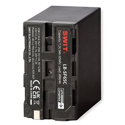 Swit Exclusive Quality Sony NP-F L-series battery comparable 65Wh/9.02Ah capacity 7.2V-nominal-vo (Kamera Akku), Kamera Stromversorgung, Schwarz Swit Exclusive Quality Sony NP-F L-series battery comparable 65Wh/9.02Ah capacity 7.2V-nominal-vo (Kamera Akku), Kamera Stromversorgung, Schwarz