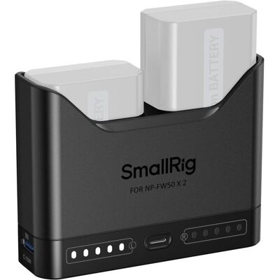 SmallRig 5493 Camera Battery Charger for NP-FW50 (Kamera Akku Ladegerät), Kamera Stromversorgung, Schwarz SmallRig 5493 Camera Battery Charger for NP-FW50 (Kamera Akku Ladegerät), Kamera Stromversorgung, Schwarz